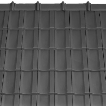 Contiton 9/ Tigla XXL Bolero negru satinat 280buc/pal